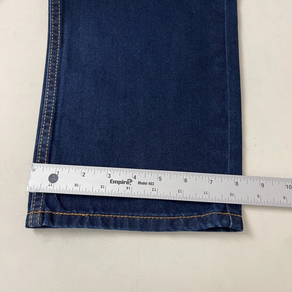 Levis 514 Jeans Mens 36x32 Blue Straight Dark Wash Denim Grunge Cowboy Work Rock